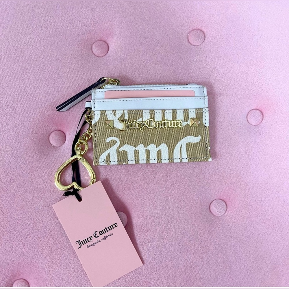 Juicy Couture beige card wallet